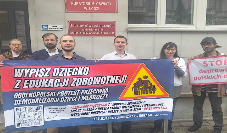 CAŁA POLSKA PROTESTUJE PRZECIWKO IDEOLOGICZNEJ „EDUKACJI ZDROWOTNEJ”